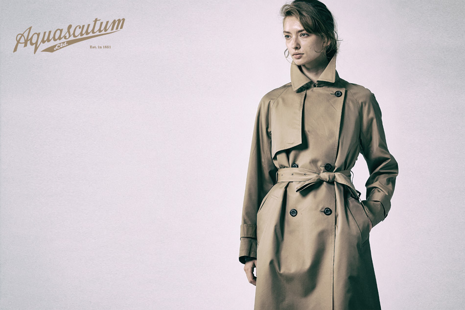 【新商品】変化する気候、進化するコート～Aquascutum トレンチコートの新モデル登場～