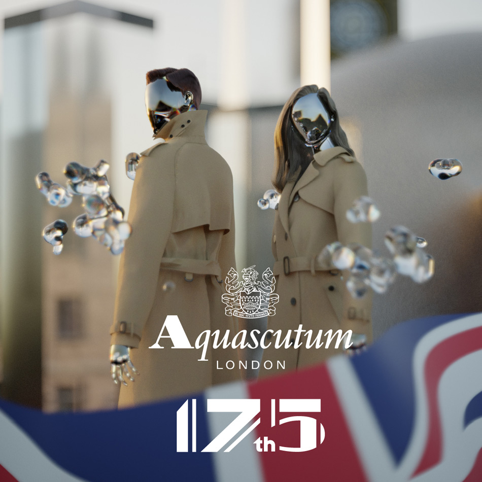 Aquascutum 175周年 – ブランドの過去・現在・未来を描くキービジュアル公開