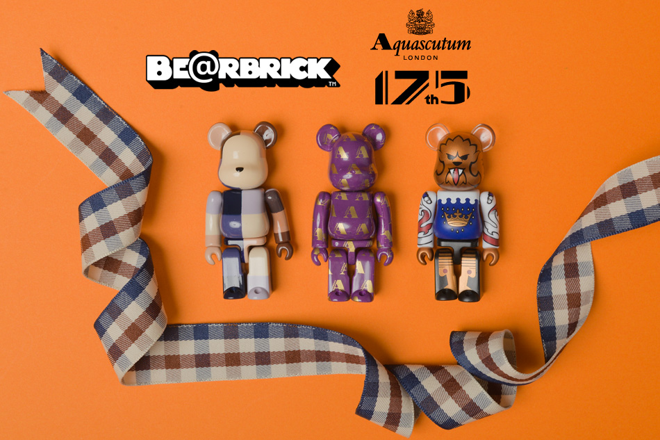 【新商品】Aquascutum 175周年 ブランドの歴史と価値観を表現した「BE@RBRICK」を発売